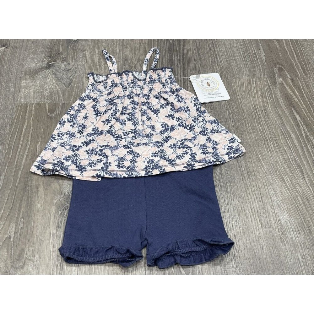New Burt’s Bees Baby Girl Outfit 3-6 Month J20